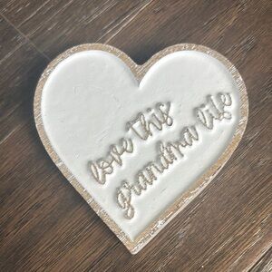 Wooden Heart - Love This Grandma Life”, Grandparent’s Day,Mothers Day gift-decor